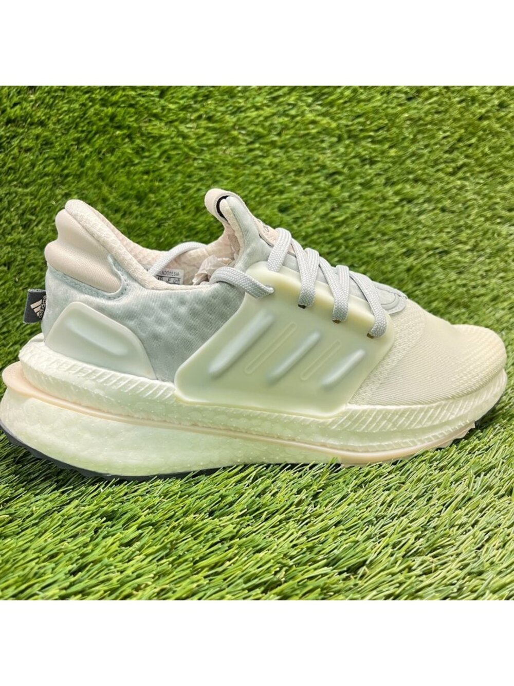 Adidas X_PlrBoost Womens Size 5.5 White Gray Athletic Running Shoes Sneakers